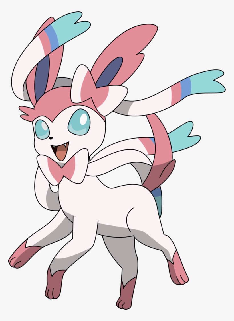 Sylveon - Sylveon Eevee Evolutions, transparent png #1603430