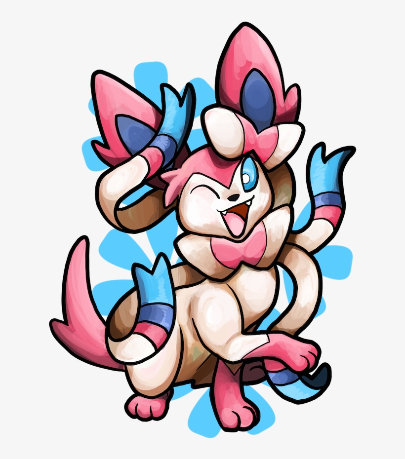 Sylveon - Cartoon, transparent png #1603558