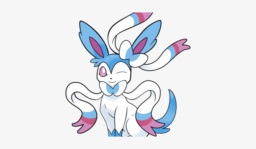 Sylveon Is Trans @trans@sylveon - Shiny Sylveon Pokemon, transparent png #1603578