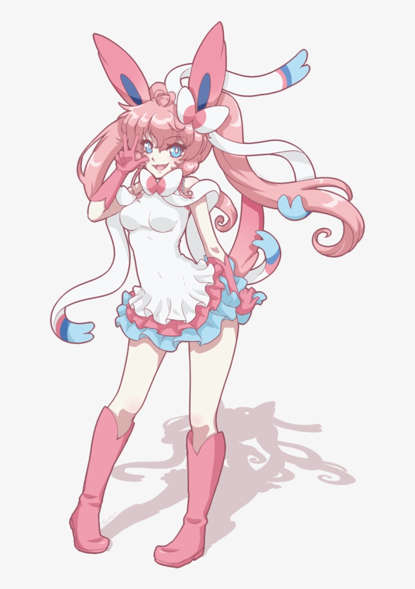 Freeuse Library Gijinka Aeri By Suika X Pok Mon - Sylveon Gijinka, transparent png #1603676