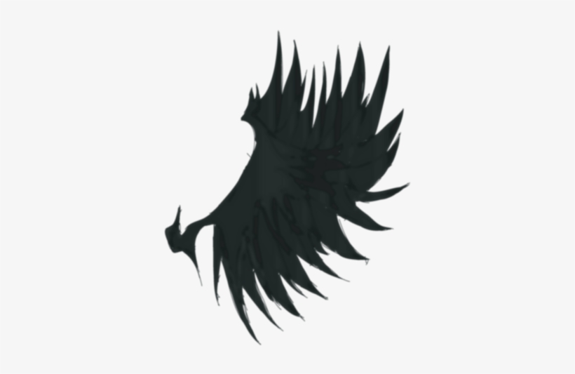 Tattoo By Zoroark Void - Raven, transparent png #1603804