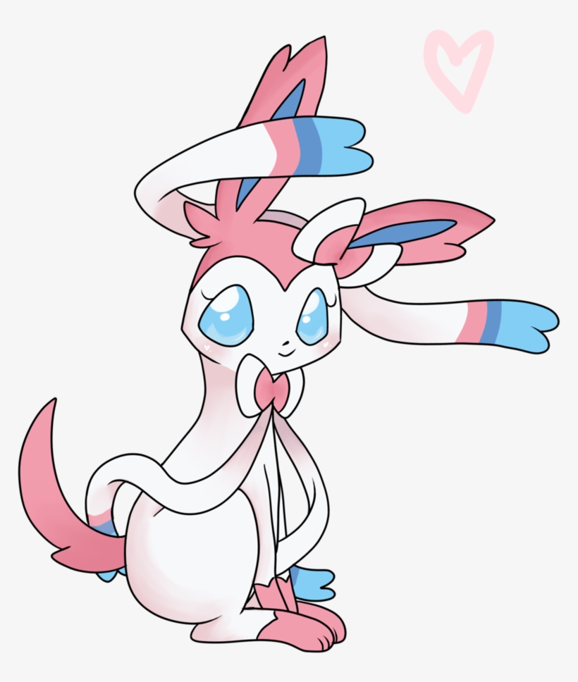 I'm A Big Fan Of The Eevee Family, And There's No Reason - Pokemon Sylveon Kawaii, transparent png #1603829