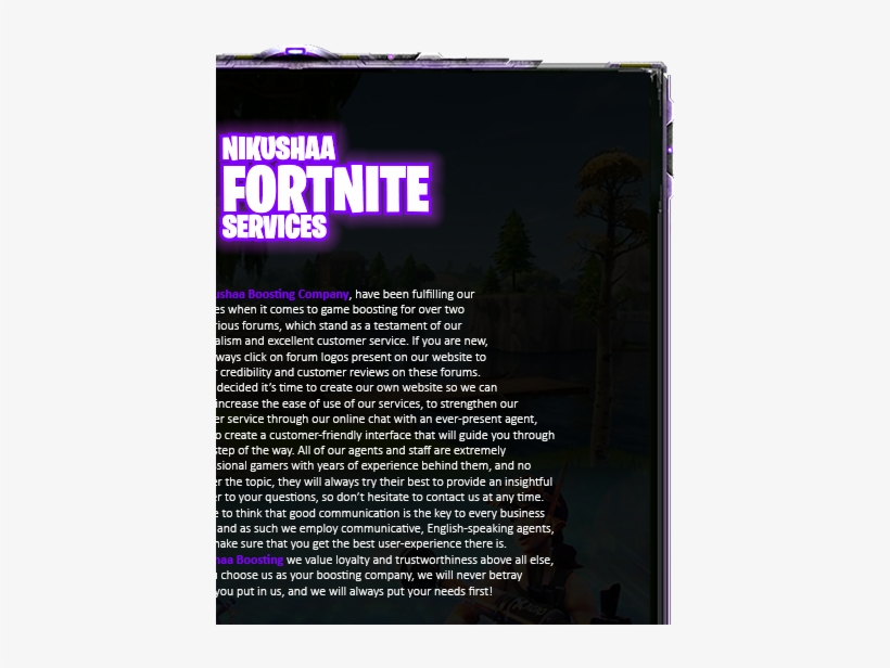 Affordable & Professional Fortnite Boosting ~ Coaching - Graphic Design, transparent png #1604115