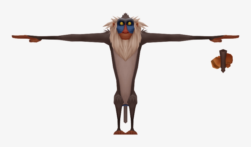 Download Zip Archive - Rafiki Kingdom Hearts, transparent png #1604195