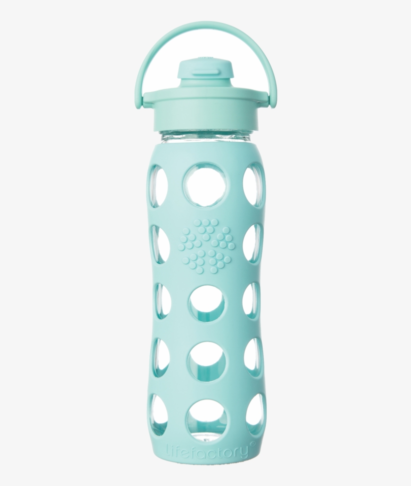 Water Bottle - Lifefactory Glass Bottle, transparent png #1604442