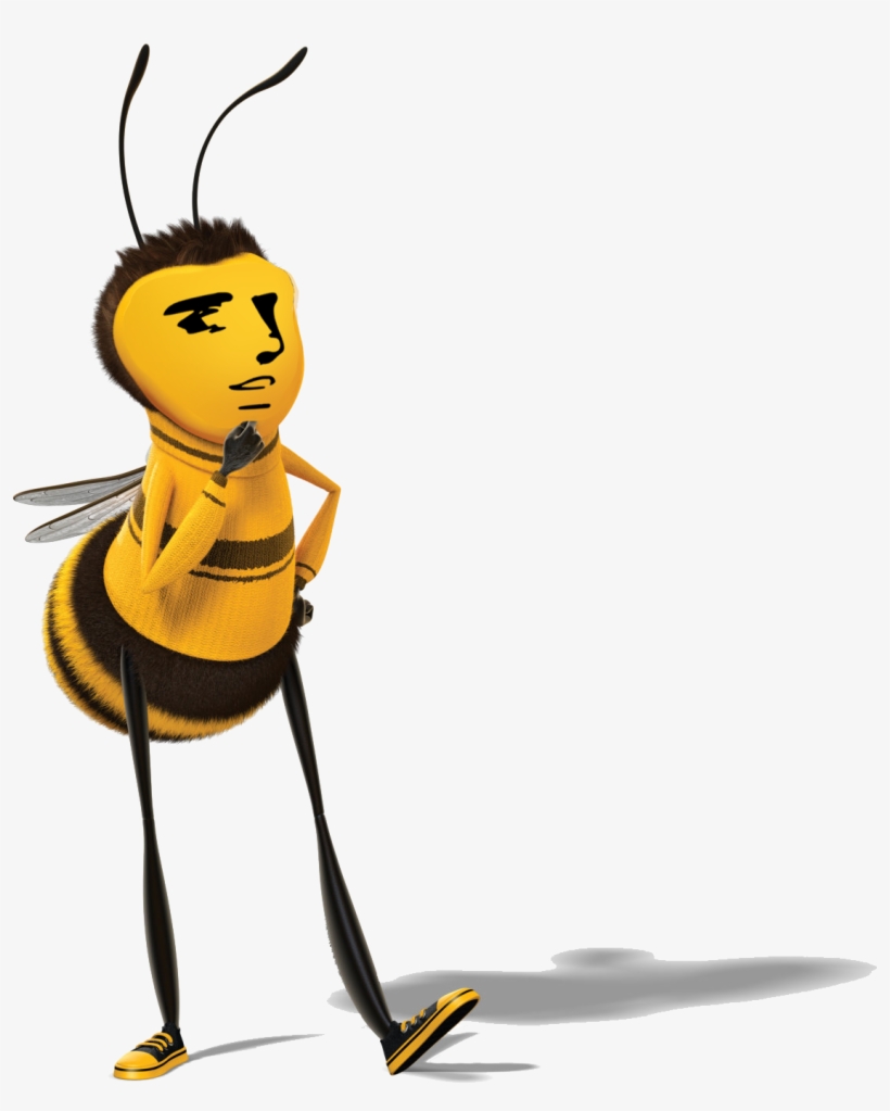 Barry Bee Movie Meme Anime Animal Anible - Bee Movie, transparent png #1604449