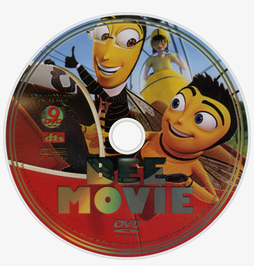 Bee Movie Dvd Disc Image - Bee Movie, transparent png #1604470