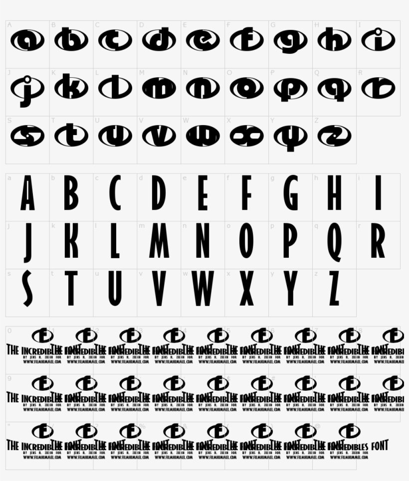 The Incredibles Font - Incredibles Font, transparent png #1605195