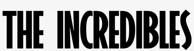 The Incredibles By Jens R - Incredibles Font, transparent png #1605258