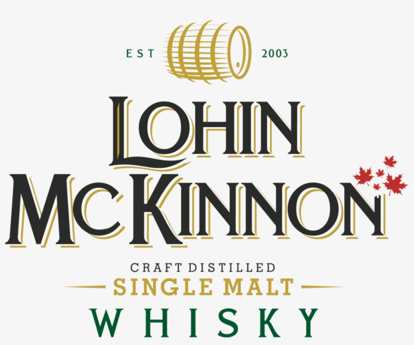 Lohin Mckinnon - Logo - With - Maple - Leafs - Colour - Glendronach Peated Single Malt Whisky, transparent png #1605321