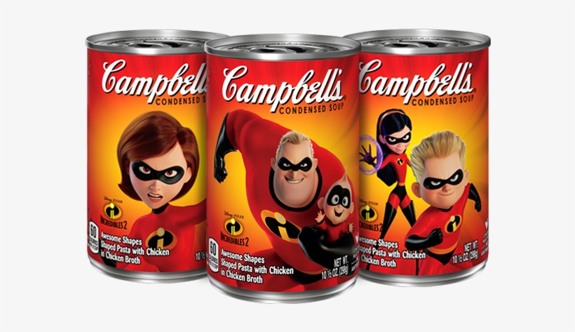 Campbells Condensed Chicken Noodle Disney•pixar Incredibles - Incredibles 2 Campbell's Soup, transparent png #1605388