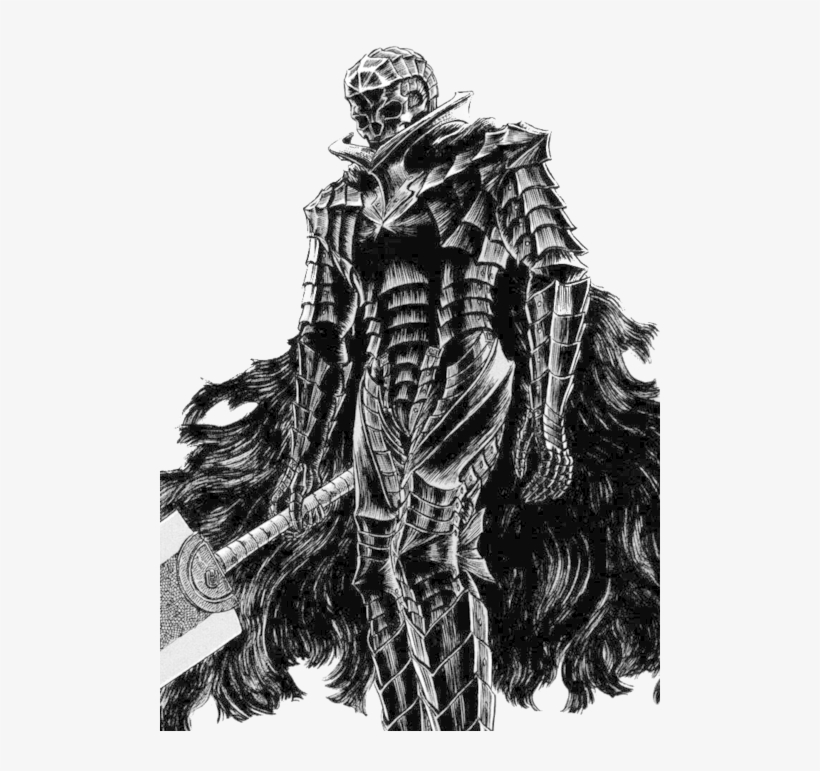 Skull Knight Berserk, Armour, Knight, Lilies, Monsters, - Berserk Manga Guts, transparent png #1605434