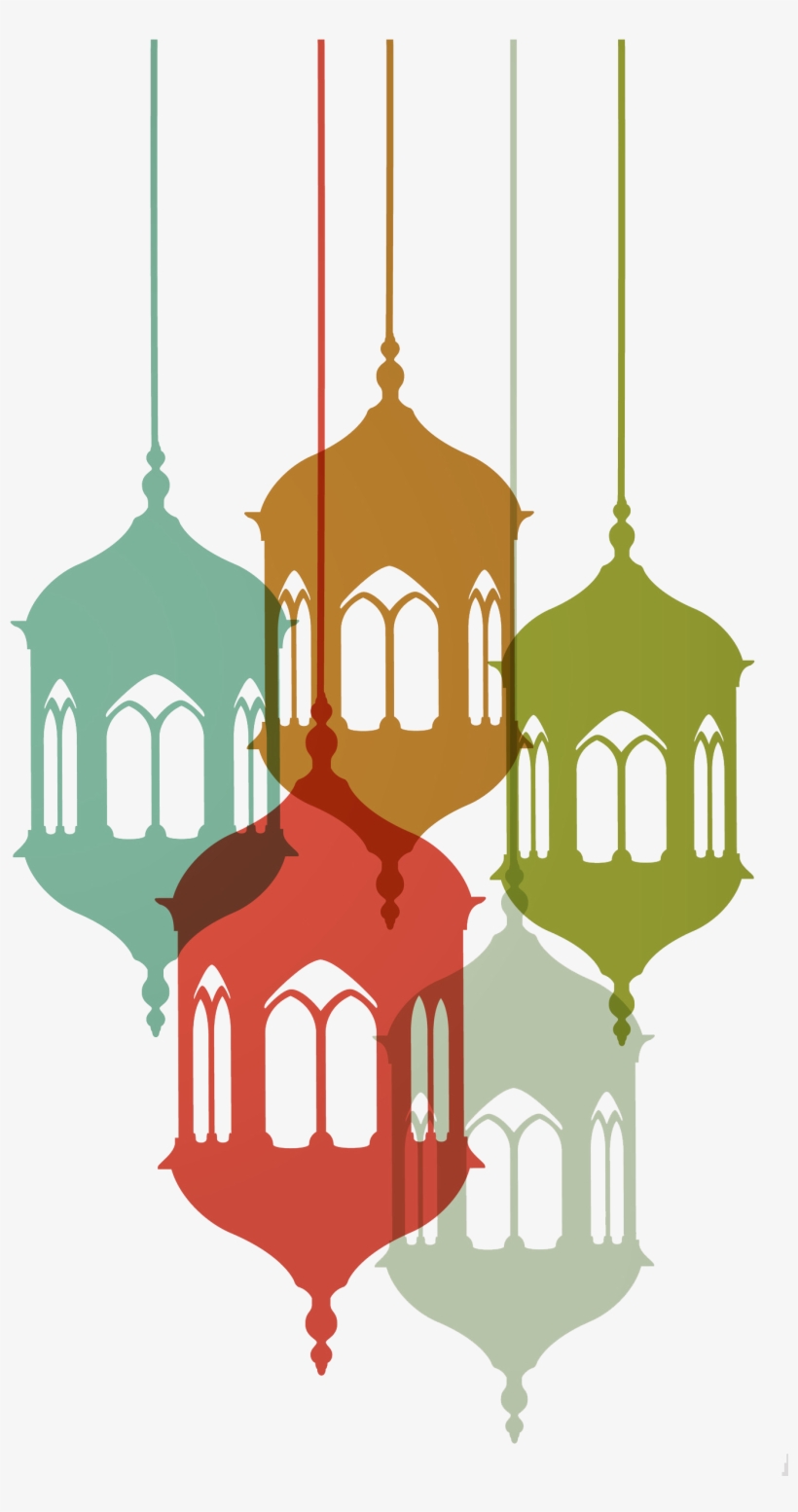 Mosque Chandelier Png - Lantern Ramadan Png, transparent png #1605477