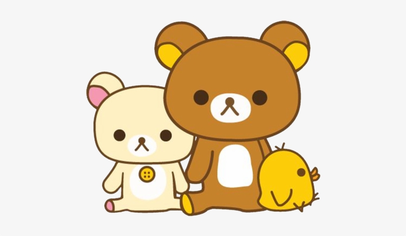 Rilakkuma Korilakkuma And Kiiroitori - Kawaii Rilakkuma Bear, transparent png #1605638