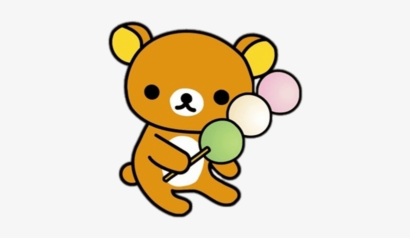 Rilakkuma Bear Holding Large Sweets Stick - Rilakkuma Bear, transparent png #1605691