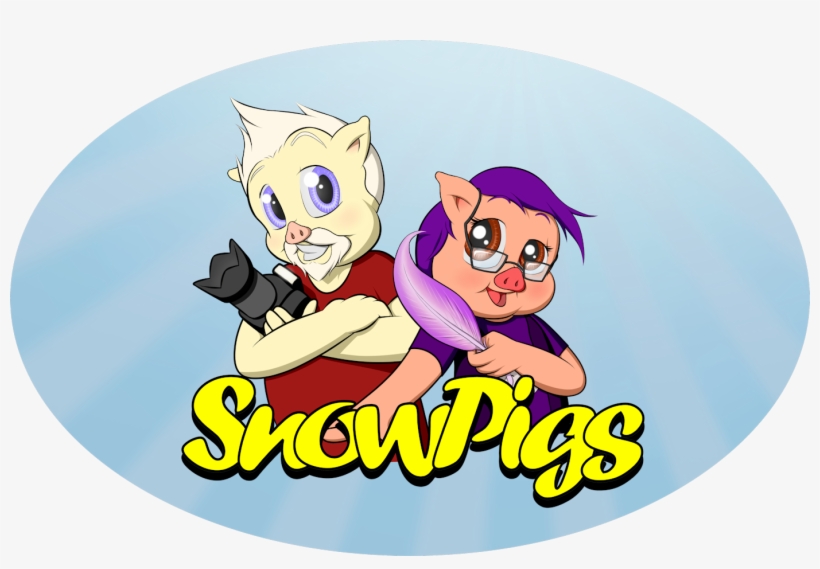 Snowpigs Sticker - Cartoon, transparent png #1605715