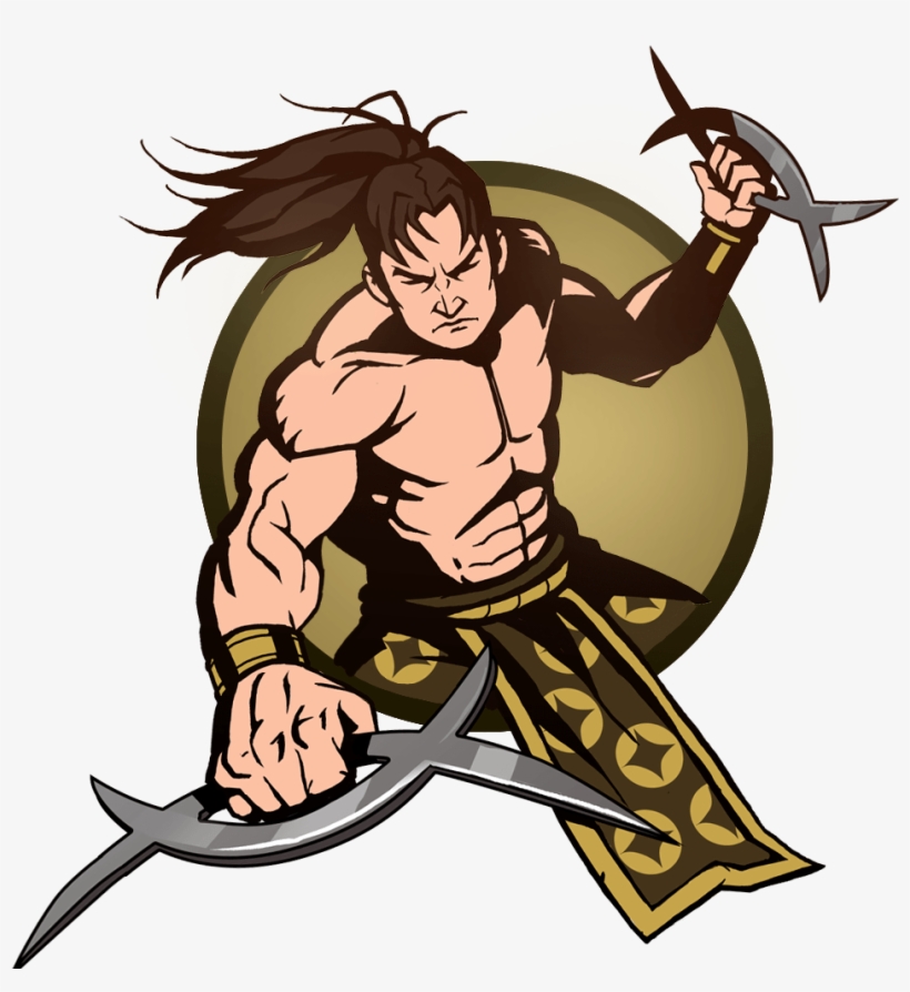 Man Crescent Knives - Drawing Of Shadow Fight 2, transparent png #1605860