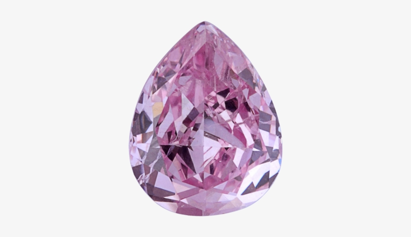 17 Carat Fancy Purplish Pink Princess Cut Diamond - Royal Purple Heart Diamond, transparent png #1606105