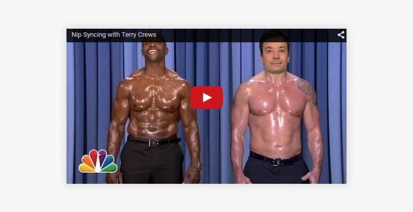 Jimmy Fallon And Terry Crews Are Seen Here 'nip Syncing' - Terry Crews Meme, transparent png #1606150