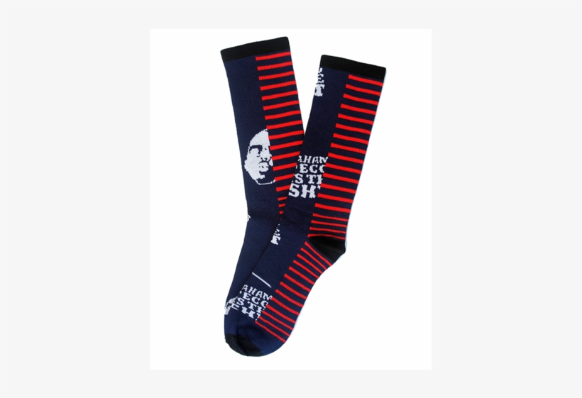 Young Hearted Fahamu Pecou Crew Socks - Sock, transparent png #1606269