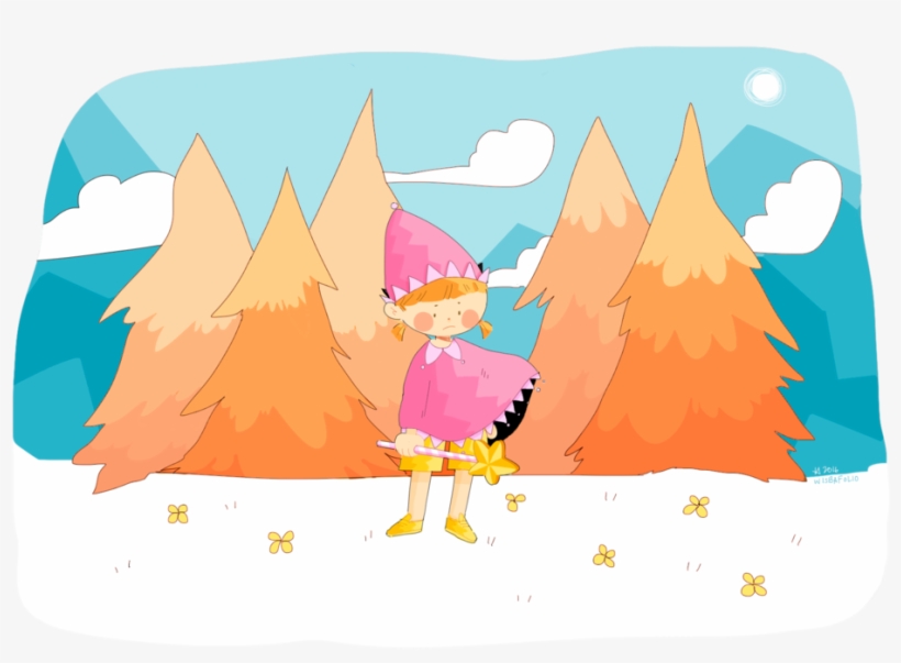 A Colorful Clown Kid In A Cool Quiet Forest - Illustration, transparent png #1606292