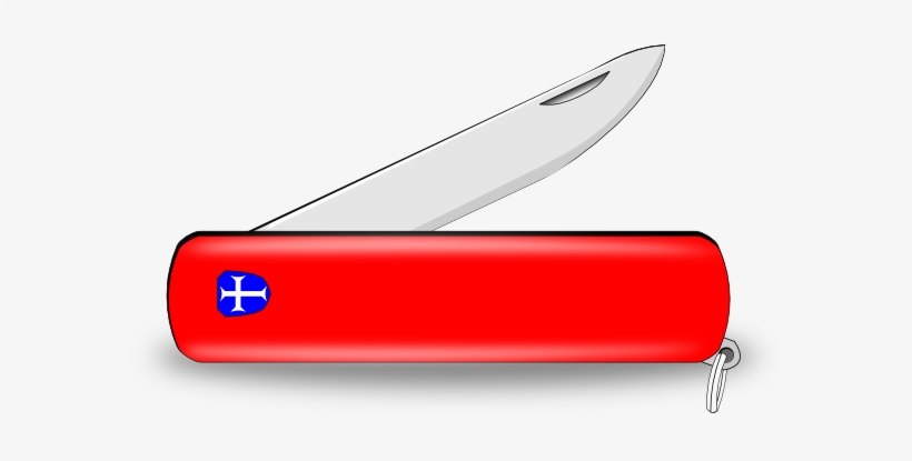 Pocket Knife Clip Art At Clker - Pocket Knife Clipart, transparent png #1606666