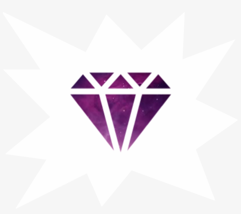 Scpurple Purple Diamond Galaxy Freetoedit - Zhun Mens Fifth Harmony Diamond Logo 3/4 Sleeve Short, transparent png #1606711