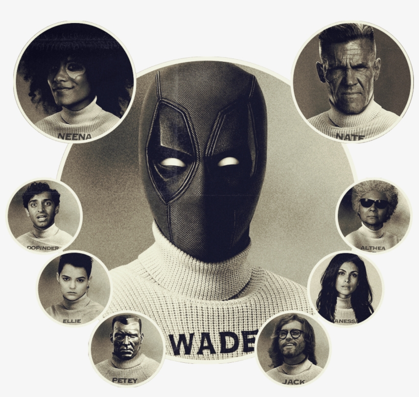 1 / - Deadpool 2 All Characters, transparent png #1606791