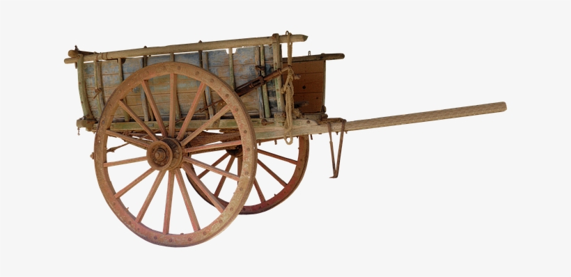 Cart, Wooden Barrow, Handcart, Dare - Wagon Png, transparent png #1607028