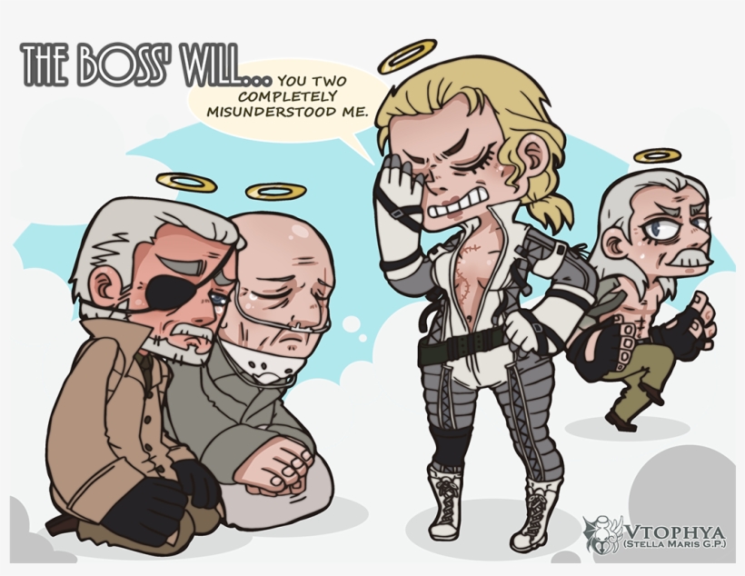 the Boss1 Will You Two Completely Misunderstood Me - Boss And Ocelot, transparent png #1607207