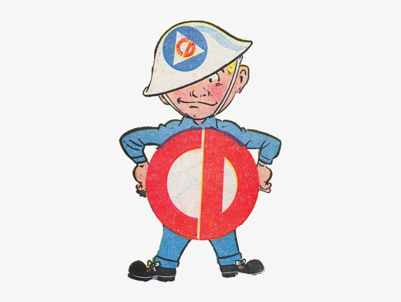 In A Time When Americans Feared Nuclear Threat From - Mr Civil Defense, transparent png #1607595