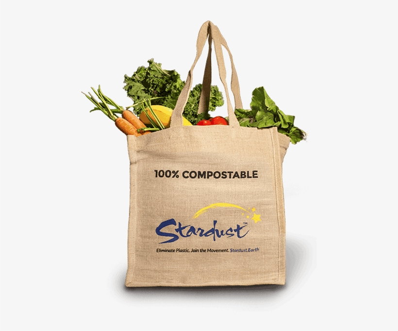 Stardust Compostable Jute Bag - Eco Bag Shopping, transparent png #1607623