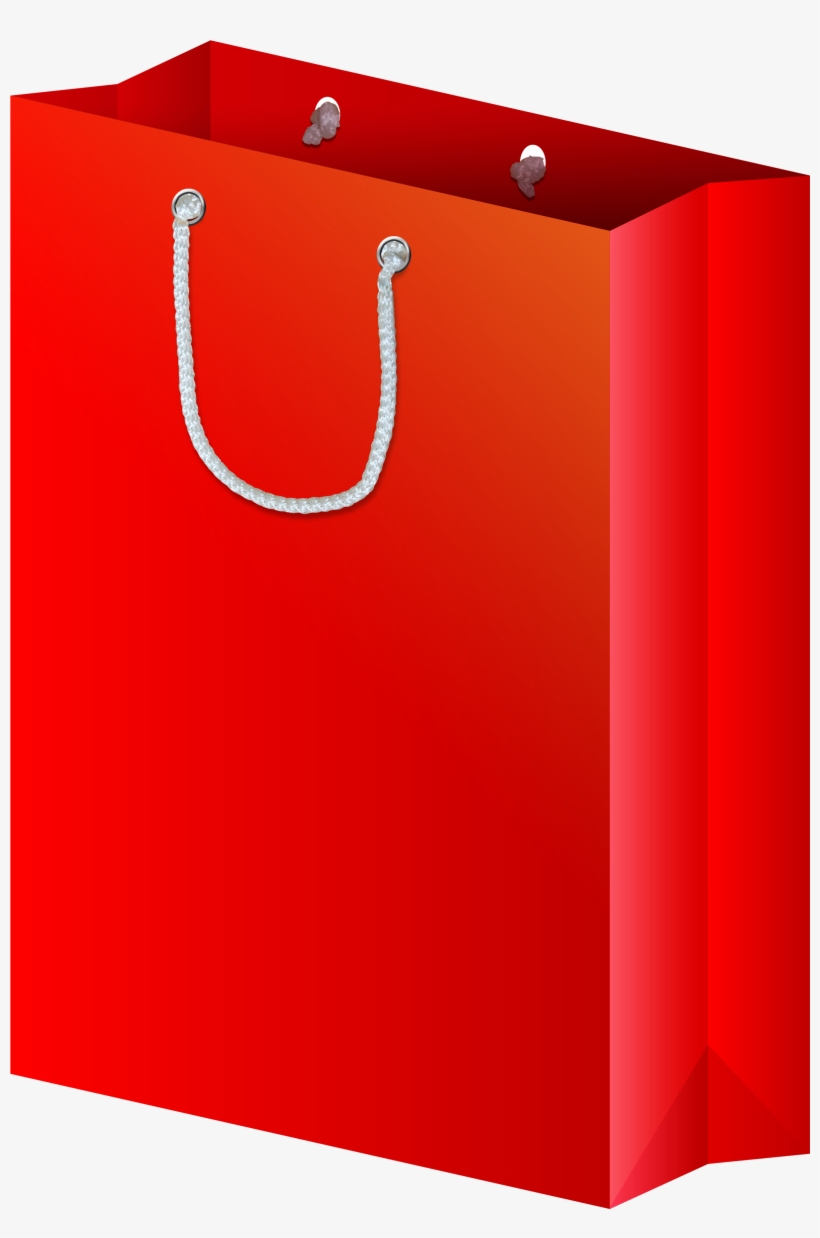 Red Shopping Bag - Sale, transparent png #1607863