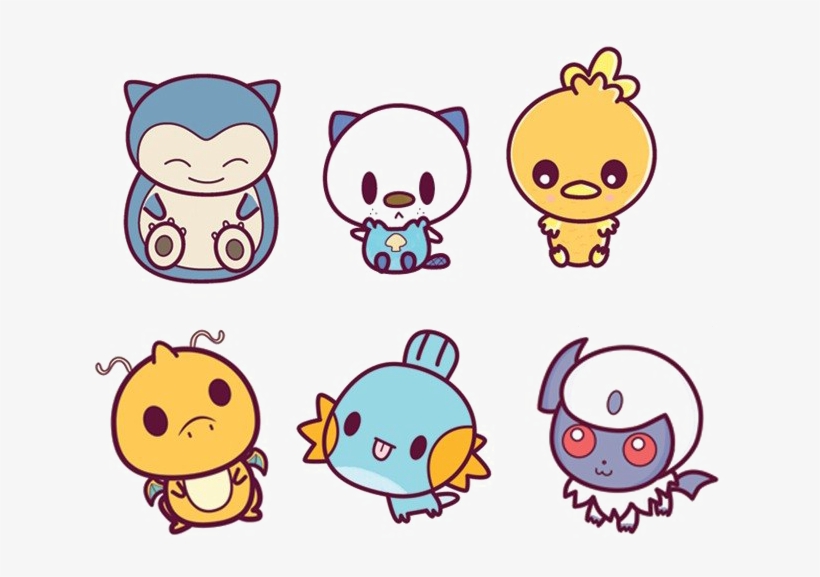 Pokemon Characters Png Pic - Cute Kawaii Pokemon Character, transparent png #1608256