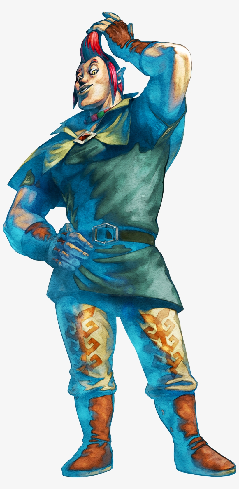 Groose Model Large - Zelda Skyward Sword Characters, transparent png #1608496