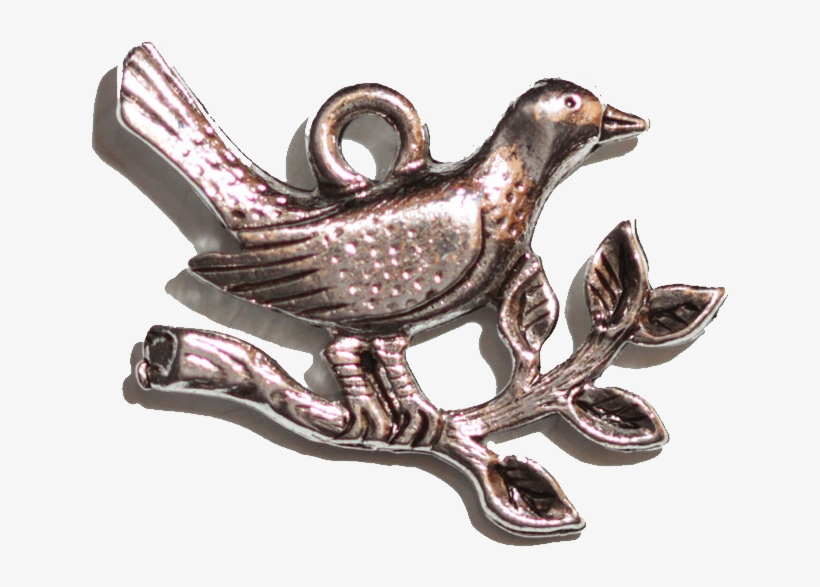 Dove With Olive Branch - Silver, transparent png #1608571
