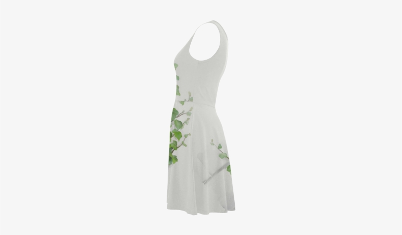 Watercolor Vines, Climbing Plant Atalanta Sundress - Cocktail Dress, transparent png #1609010