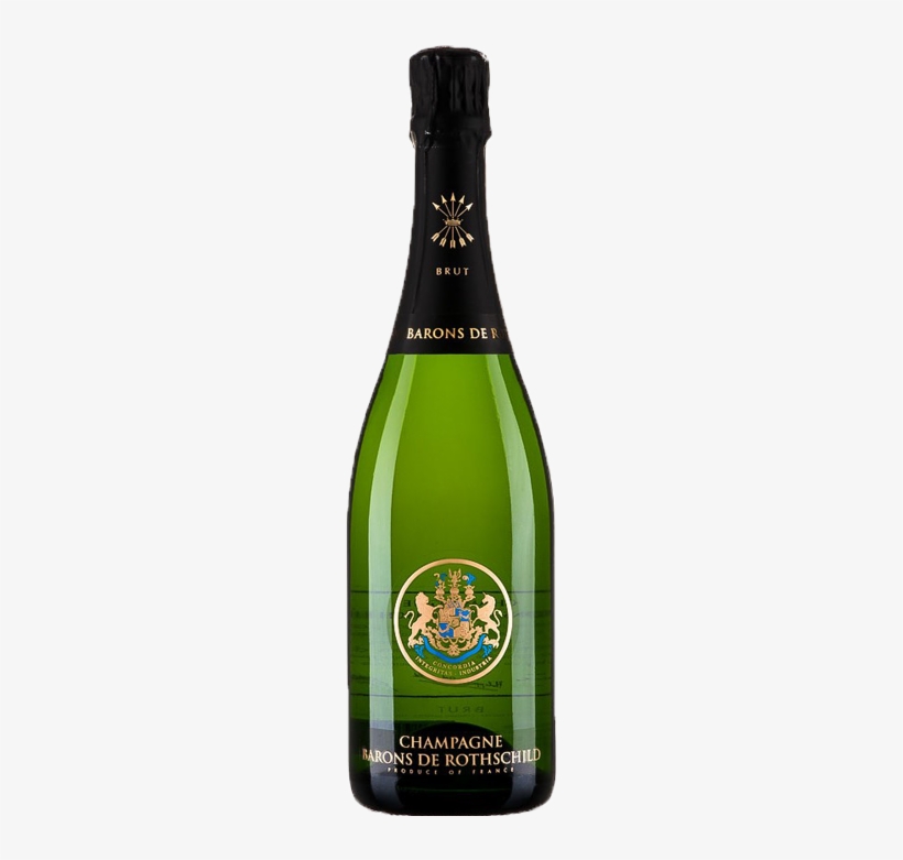 Barons De Rothschild Brut Champagne - Champagne Barons De Rothschild Brut, transparent png #1609602
