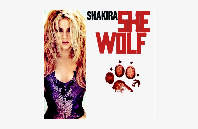 She Wolf - Shakira She Wolf Album Cover, transparent png #1609904