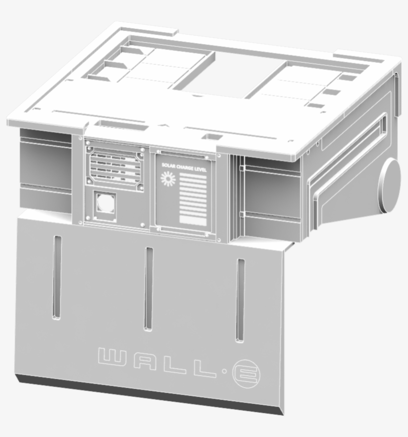 I Enabled Contour Lines So You Could See The Wall-e - Television, transparent png #1610135