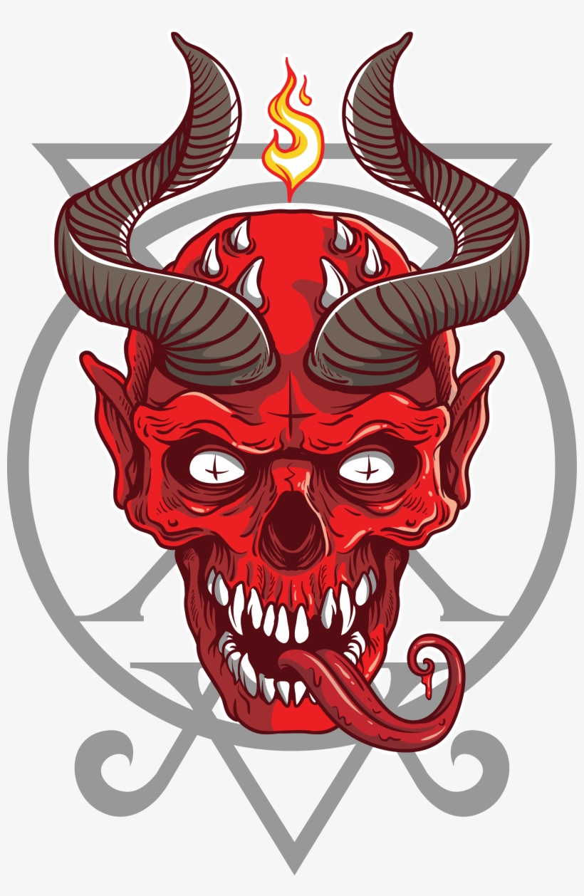 Demon Clipart Supernatural Symbol - Demonio Png, transparent png #1610165