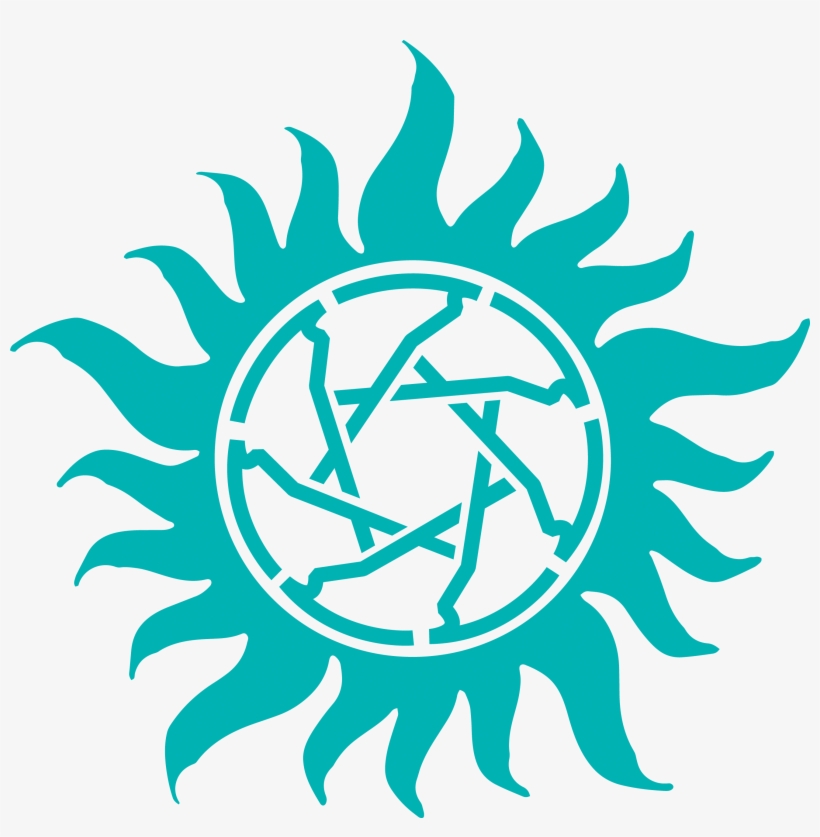 Wayward Af Symbol - Supernatural Symbol Pillow Case, transparent png #1610207