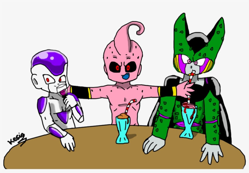 Kesia-chan, Buu, Cell, Cell , Dragon Ball Z, Frieza, - Frieza And Cell Friends, transparent png #1610224