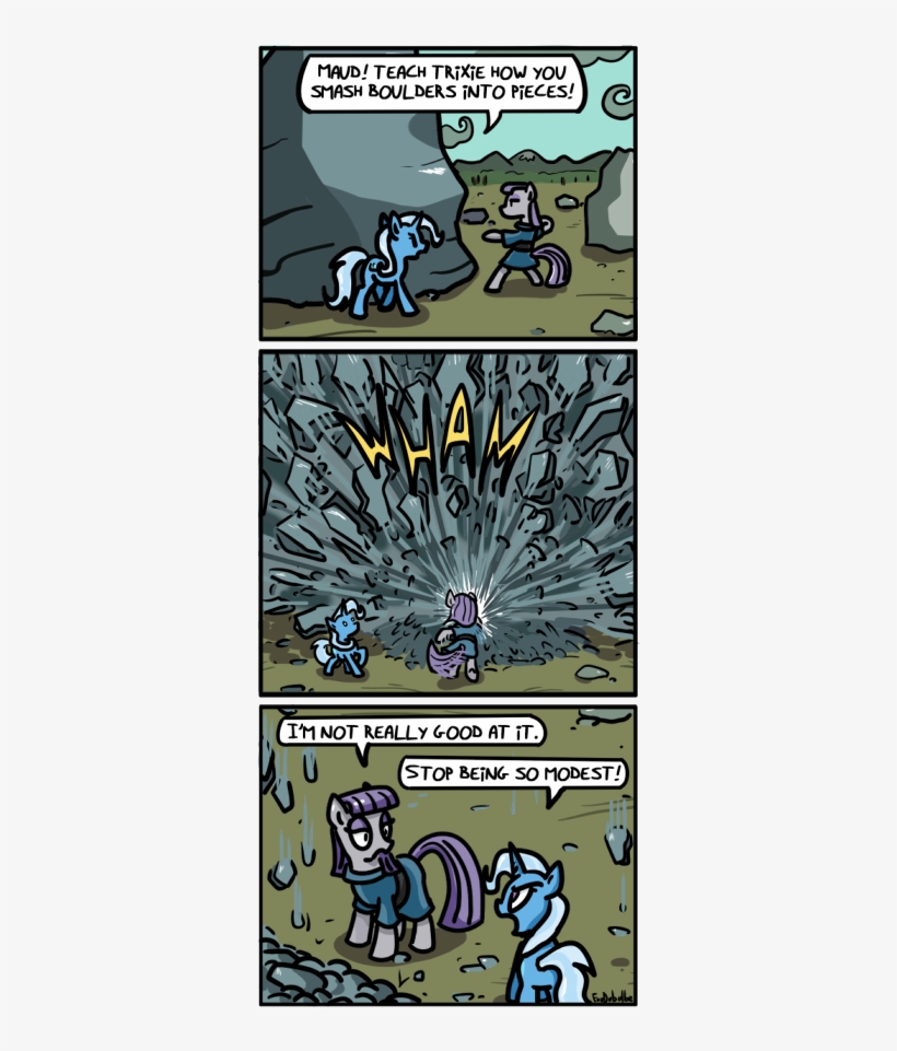 Foudubulbe, Blatant Lies, Boulder, Comic, Comic - My Little Pony: Friendship Is Magic, transparent png #1610352