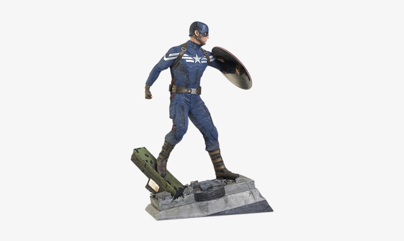 Portfolio - Resin Figures - Captain America - The Winter - Captain America, transparent png #1610396