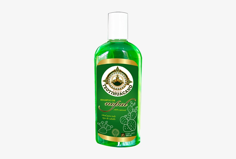 Shampoo De Nopal 100% Natural Evita La Caida Del Cabello - Shampoo Teotihuacano, transparent png #1610540