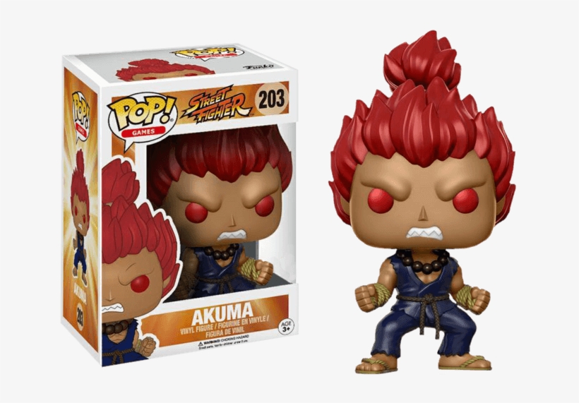Akuma Funko Pop Vinyl - Funko Pop Street Fighter Akuma, transparent png #1610957
