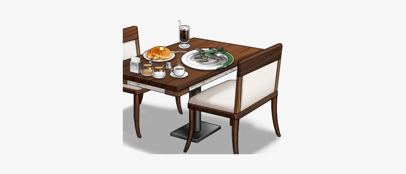 Café Table Set Zuiun - 艦 これ 五 周年 掛け軸, transparent png #1611126