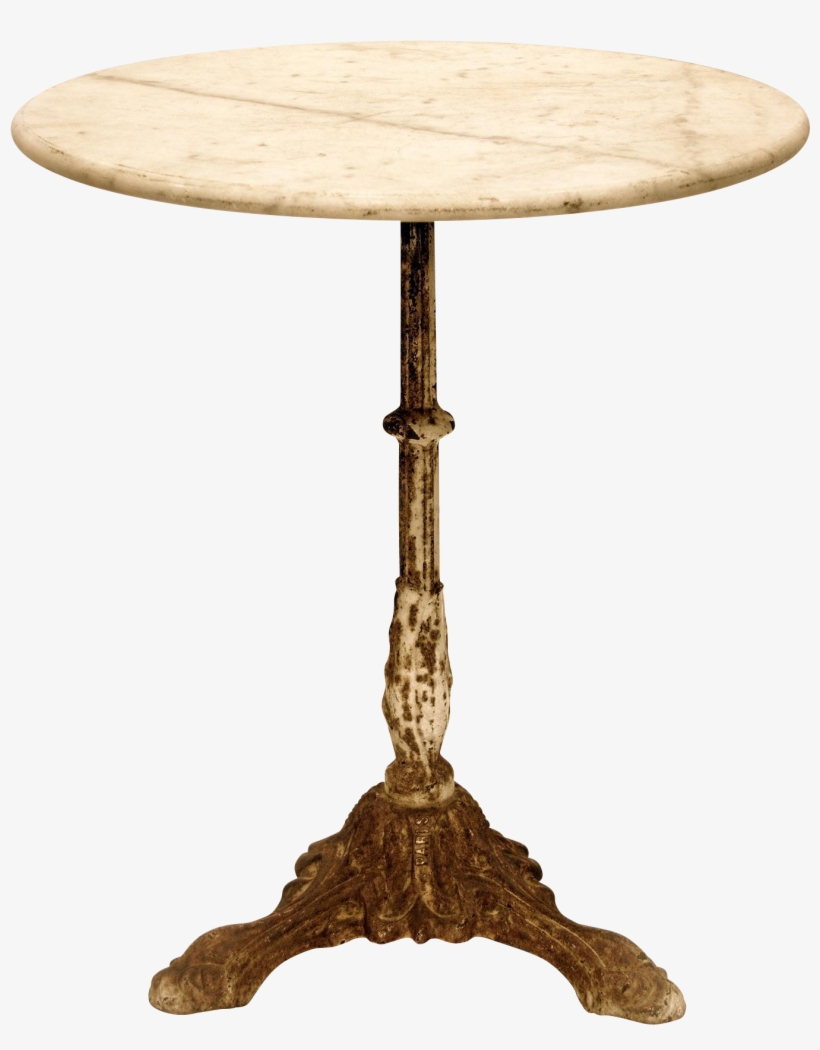 Original French Café Table - Outdoor Table, transparent png #1611425