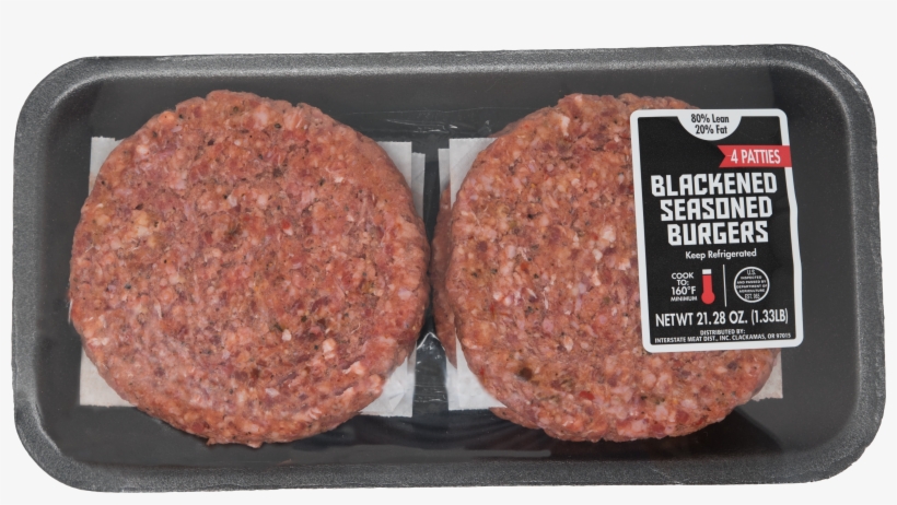 33lb Ground Beef Blackened Patties, transparent png #1611427